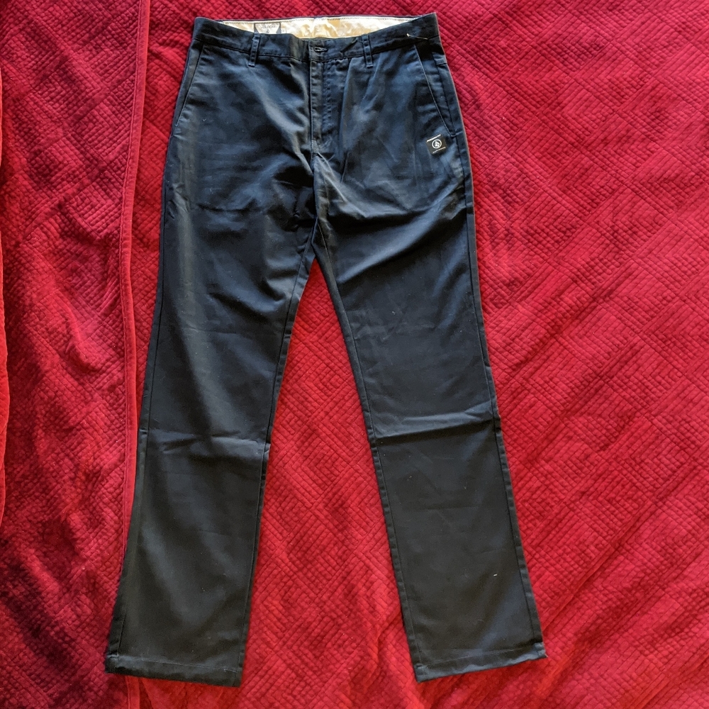 Volcom VMONTY Modern Fit Navy Pants - Size 32